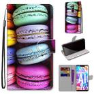 For Huawei Mate 20 Lite / Maimang 7 Coloured Drawing Cross Texture Horizontal Flip PU Leather Case with Holder & Card Slots & Wallet & Lanyard(Colorful  Cakes) - 1