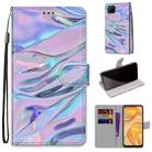 For Huawei nova 6 SE / P40 Lite Coloured Drawing Cross Texture Horizontal Flip PU Leather Case with Holder & Card Slots & Wallet & Lanyard(Fluorescent Water Texture) - 1