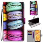 For Huawei nova 6 SE / P40 Lite Coloured Drawing Cross Texture Horizontal Flip PU Leather Case with Holder & Card Slots & Wallet & Lanyard(Colorful  Cakes) - 1