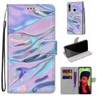 For Huawei P smart+ 2019 / Enjoy 9s Coloured Drawing Cross Texture Horizontal Flip PU Leather Case with Holder & Card Slots & Wallet & Lanyard(Fluorescent Water Texture) - 1