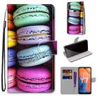 For Huawei Y7 (2019) / Enjoy 9 Coloured Drawing Cross Texture Horizontal Flip PU Leather Case with Holder & Card Slots & Wallet & Lanyard(Colorful  Cakes) - 1