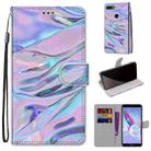 For Huawei Honor 9 Lite Coloured Drawing Cross Texture Horizontal Flip PU Leather Case with Holder & Card Slots & Wallet & Lanyard(Fluorescent Water Texture) - 1