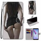 For Huawei Honor 9 Lite Coloured Drawing Cross Texture Horizontal Flip PU Leather Case with Holder & Card Slots & Wallet & Lanyard(Upskirt) - 1