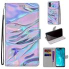 For Huawei Honor 9X Lite Coloured Drawing Cross Texture Horizontal Flip PU Leather Case with Holder & Card Slots & Wallet & Lanyard(Fluorescent Water Texture) - 1