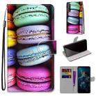 For Huawei Honor 20 Coloured Drawing Cross Texture Horizontal Flip PU Leather Case with Holder & Card Slots & Wallet & Lanyard(Colorful  Cakes) - 1