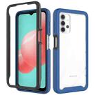 For Samsung Galaxy A32 5G Starry Sky Solid Color Series Shockproof PC + TPU Protective Case(Navy Blue) - 1