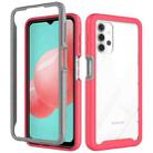 For Samsung Galaxy A32 5G Starry Sky Solid Color Series Shockproof PC + TPU Protective Case(Red) - 1
