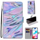 For Xiaomi Redmi 8 Coloured Drawing Cross Texture Horizontal Flip PU Leather Case with Holder & Card Slots & Wallet & Lanyard(Fluorescent Water Texture) - 1