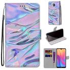 For Xiaomi Redmi 8A Coloured Drawing Cross Texture Horizontal Flip PU Leather Case with Holder & Card Slots & Wallet & Lanyard(Fluorescent Water Texture) - 1