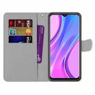 For Xiaomi Redmi 9 Coloured Drawing Cross Texture Horizontal Flip PU Leather Case with Holder & Card Slots & Wallet & Lanyard(Colorful Cakes) - 3