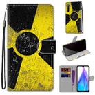 For Xiaomi Redmi Note 8T Coloured Drawing Cross Texture Horizontal Flip PU Leather Case with Holder & Card Slots & Wallet & Lanyard(Yellow Black Logo) - 1