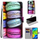 For Xiaomi Redmi Note 9 / 10X 4G Coloured Drawing Cross Texture Horizontal Flip PU Leather Case with Holder & Card Slots & Wallet & Lanyard(Colorful Cakes) - 1