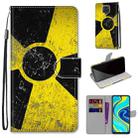 For Xiaomi Redmi Note 9S / 9 Pro Coloured Drawing Cross Texture Horizontal Flip PU Leather Case with Holder & Card Slots & Wallet & Lanyard(Yellow Black Logo) - 1