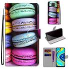 For Xiaomi Redmi Note 9S / 9 Pro Coloured Drawing Cross Texture Horizontal Flip PU Leather Case with Holder & Card Slots & Wallet & Lanyard(Colorful Cakes) - 1
