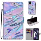 For Xiaomi Mi 10 Lite Coloured Drawing Cross Texture Horizontal Flip PU Leather Case with Holder & Card Slots & Wallet & Lanyard(Fluorescent Water Texture) - 1