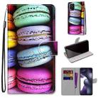 For Xiaomi Mi 10 Lite Coloured Drawing Cross Texture Horizontal Flip PU Leather Case with Holder & Card Slots & Wallet & Lanyard(Colorful Cakes) - 1