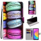 For Xiaomi Mi CC9e / A3 Coloured Drawing Cross Texture Horizontal Flip PU Leather Case with Holder & Card Slots & Wallet & Lanyard(Colorful Cakes) - 1
