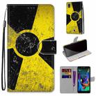 For LG K20 (2019) Coloured Drawing Cross Texture Horizontal Flip PU Leather Case with Holder & Card Slots & Wallet & Lanyard(Yellow Black Logo) - 1