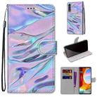 For LG Velvet Coloured Drawing Cross Texture Horizontal Flip PU Leather Case with Holder & Card Slots & Wallet & Lanyard(Fluorescent Water Texture) - 1