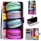 For LG Velvet Coloured Drawing Cross Texture Horizontal Flip PU Leather Case with Holder & Card Slots & Wallet & Lanyard(Colorful Cakes) - 1