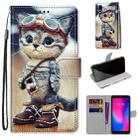 For ZTE Blade A3 2020 Coloured Drawing Cross Texture Horizontal Flip PU Leather Case with Holder & Card Slots & Wallet & Lanyard(Leather Shoes Cat) - 1