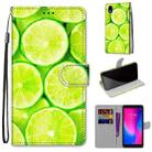 For ZTE Blade A3 2020 Coloured Drawing Cross Texture Horizontal Flip PU Leather Case with Holder & Card Slots & Wallet & Lanyard(Green Lemon) - 1