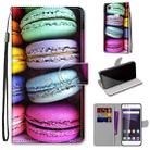 For ZTE Blade A6 / A6 Lite Coloured Drawing Cross Texture Horizontal Flip PU Leather Case with Holder & Card Slots & Wallet & Lanyard(Colorful Cakes) - 1