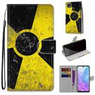 For ZTE Blade V2020 Smart Coloured Drawing Cross Texture Horizontal Flip PU Leather Case with Holder & Card Slots & Wallet & Lanyard(Yellow Black Logo) - 1