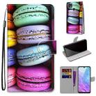 For ZTE Blade V2020 Smart Coloured Drawing Cross Texture Horizontal Flip PU Leather Case with Holder & Card Slots & Wallet & Lanyard(Colorful Cakes) - 1