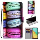 For ZTE Blade V10 Vita Coloured Drawing Cross Texture Horizontal Flip PU Leather Case with Holder & Card Slots & Wallet & Lanyard(Colorful Cakes) - 1