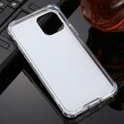 For iPhone 11 Pro Max TPU + Acrylic Four Drop Luxury Plating Mirror Phone Case Cover(Silver) - 3