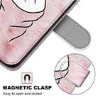 For iPhone 12 mini Coloured Drawing Cross Texture Horizontal Flip PU Leather Case with Holder & Card Slots & Wallet & Lanyard (Pink Hands Heart) - 6