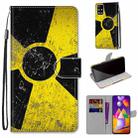 For Samsung Galaxy M31s Coloured Drawing Cross Texture Horizontal Flip PU Leather Case with Holder & Card Slots & Wallet & Lanyard(Yellow and Black Signs) - 1