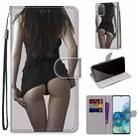 For Samsung Galaxy S20+ Coloured Drawing Cross Texture Horizontal Flip PU Leather Case with Holder & Card Slots & Wallet & Lanyard(Miniskirt) - 1