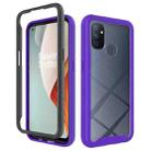 For OnePlus Nord N100 Starry Sky Solid Color Series Shockproof PC + TPU Protective Case(Purple) - 1