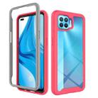 For OPPO A93 Starry Sky Solid Color Series Shockproof PC + TPU Protective Case(Red) - 1