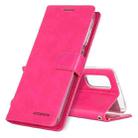 For Samsung Galaxy S20 FE GOOSPERY BLUE MOON Crazy Horse Texture Horizontal Flip Leather Case With Bracket & Card Slot & Wallet(Rose Red) - 1