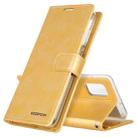 For Samsung Galaxy S20 FE GOOSPERY BLUE MOON Crazy Horse Texture Horizontal Flip Leather Case With Bracket & Card Slot & Wallet(Gold) - 1