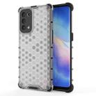 For Oppo Reno5 Pro 5G Shockproof Honeycomb PC + TPU Case(White) - 1