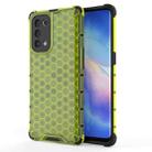 For Oppo Reno5 Pro 5G Shockproof Honeycomb PC + TPU Case(Green) - 1