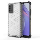 For Xiaomi Redmi Note 9 4G Shockproof Honeycomb PC + TPU Case(White) - 1