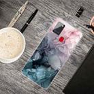 For Samsung Galaxy A21s Marble Shockproof  TPU Protective Case(Abstract Light Pink) - 1