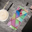 For Samsung Galaxy A21s Marble Shockproof  TPU Protective Case(Rhombus Gradient) - 1
