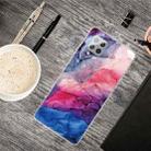 For Samsung Galaxy A42 5G Marble Shockproof  TPU Protective Case(Abstract Red) - 1