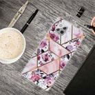 For Samsung Galaxy A42 5G Marble Shockproof  TPU Protective Case(Rhombus Rose) - 1