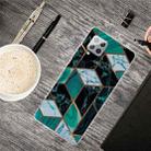 For Samsung Galaxy A42 5G Marble Shockproof  TPU Protective Case(Rhombus Dark Green) - 1