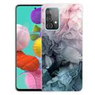 For Samsung Galaxy A52 5G / 4G Marble Shockproof  TPU Protective Case(Abstract Light Pink) - 1
