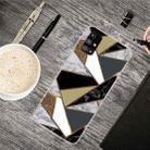 For Samsung Galaxy M51 Marble Shockproof  TPU Protective Case(Rhombus Golden Yellow) - 1