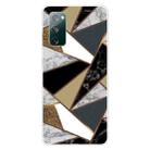 For Samsung Galaxy S20 FE Marble Shockproof  TPU Protective Case(Rhombus Golden Yellow) - 2