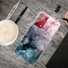 For Samsung Galaxy S21 Ultra 5G Marble Shockproof TPU Protective Case(Abstract Light Pink) - 1